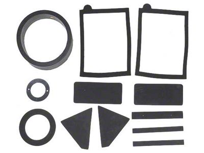 1969-1970 Mustang Heater Seal and Gasket Set for Cars without Factory A/C