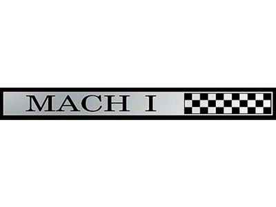 1969-1970 Mustang Mach 1 Peel and Stick Type Dash Panel Emblem