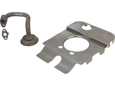 1969-1970 Mustang Oil Pan Baffle with Pickup Tube and Screen, Boss 302 V8