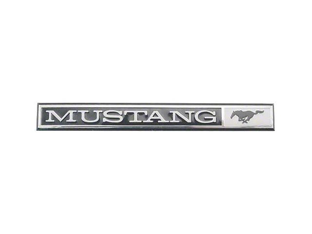 1969-1970 Mustang Peel and Stick Type Dash Panel Emblem Insert