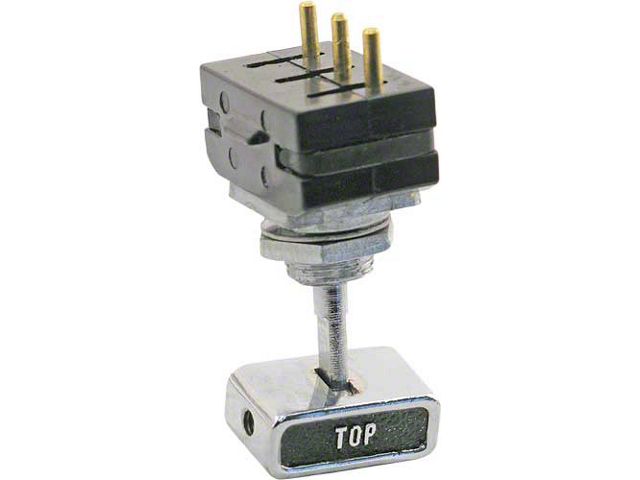 1969-1970 Mustang Power Convertible Top Switch with Die-Cast Knob