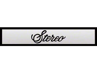 1969-1970 Mustang Stereo Door Speaker Decal