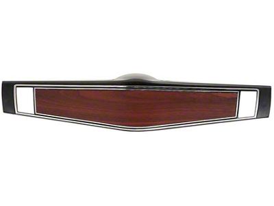 1969-1970 Steering Wheel Shrouds with Hot Stamp Chrome Trim Cherrywood
