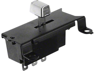 Windshield Wiper Switch,With Park,Chrome Knob,69-71