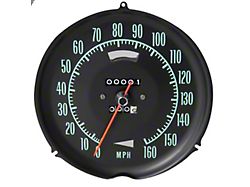 Speedometer, 160 MPH, Without Speed Warning, 69-71