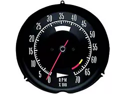 Tachometer, 6500 Red Line, 1969-1971