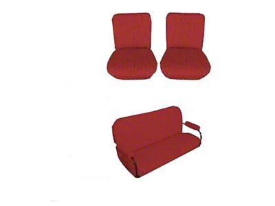 1969-1972 Blazer-Jimmy Utility Front Bucket And Rear Bench Seat Cover Set, Madrid Vinyl