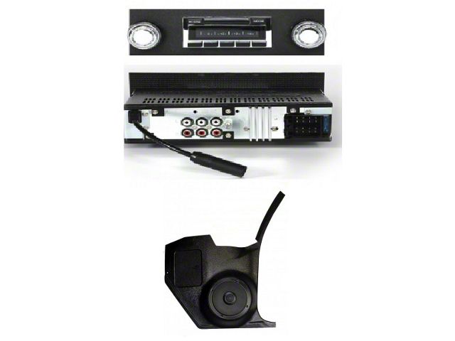 Custom Autosound 69-172 USA-230 Stereo 200 Watt w/Speakers