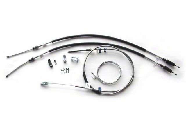 1969-1972 Chevy Blazer-GMC Jimmy Parking Brake Cables, Stainless Steel, 4WD