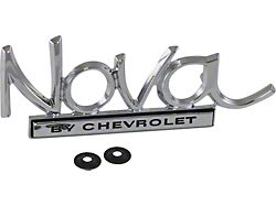 Emblem, Trunk, by Chevrolet, Show Quality (69-72 Nova)