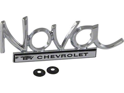 1969-1972 Chevy Nova Emblem, Trunk, by Chevrolet, Show Quality
