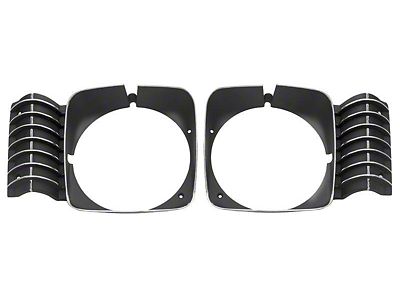 Nova Headlamp Bezels, 69-72