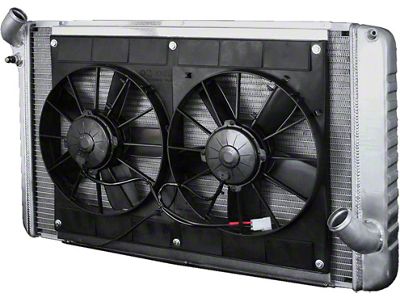 Dewitt Direct Fit Aluminum Radiator w/Dual Spal Fans SP460,