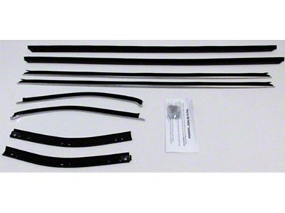 1969-1972 Cutlass Supreme 2 Door Hardtop Window Felt Kit - Authentic Style