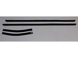 1969-1972 Cutlass Supreme 2 Door Hardtop Window Outer Felt Kit - Authentic Style