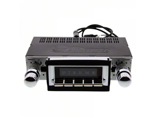Custom Autosound USA-740 Series Radio with Bluetooth (67-72 El Camino)
