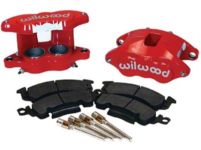 Wildwood Front Disc Brake Calipers, Aluminum Dual Piston, Black (69-72 GTO)