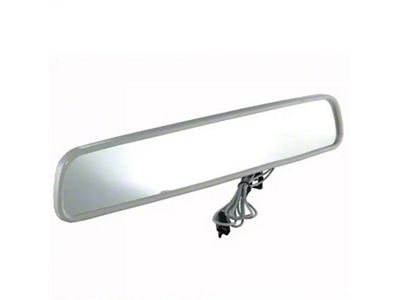 12 Inside Rear View Mirror with Map Light, Silver