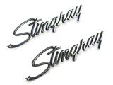 Front Fender Emblem, Stingray, Pair (69-73 Corvette C3)