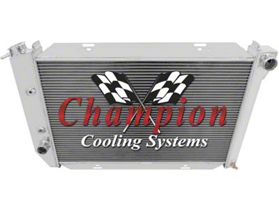 1969-1973 Mustang Champion 4-Row Aluminum Radiator, 302/428 V8 (302ci/428ci V8)