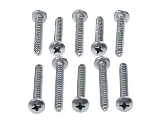 1969-1973 Mustang Console Mounting Screw Set, 10-Piece