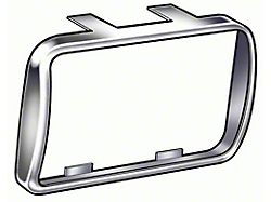 Stainless Steel Clutch Pedal Pad Trim Ring (69-73 Mustang)