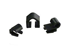1969-1974 Corvette Windshield Wiper Arm Washer Tube Nozzle Clip Kit Left 