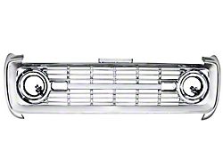 Chrome Plated Grille Without Lettering (69-77 Bronco)