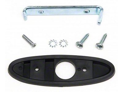 1969-1979 Nova Outside Door Bullet Mirror Mounting Kit, Left