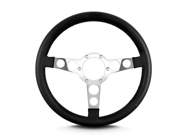 1969-1981 Camaro - Pontiac Formula Steering Wheel, Black leather wrap