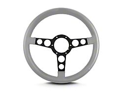 1969-1981 Firebird - Pontiac Formula Steering Wheel Light Grey Leather Wrap