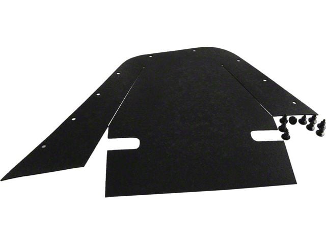 A-Frame Dust Cover; Driver Side (Late 68-82 Corvette C3)