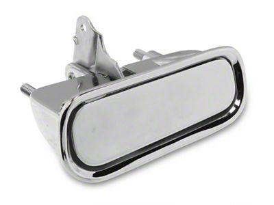 Exterior Door Handle; Chrome; Driver Side (69-82 Corvette C3)