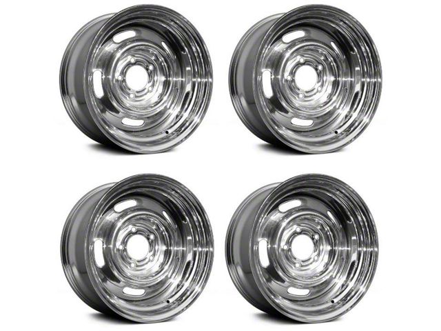 Rally Wheels, Chrome, 15x 8, 1969-1982