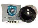 1969-96 Camaro GM 6 Bolt Black Hub Adapter, Titl/Non Tele