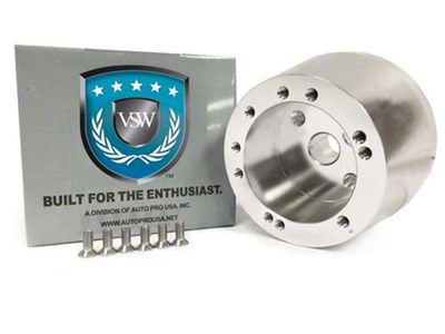 1969-96 GM 6 Bolt Silver Hub Adapter, Titl/Non Tele