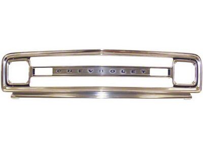 Chevy Truck Grille, W/Blk Painted Chevrolet, 1969-1970