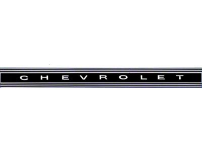 1969-72 Chevy Truck Tailgate Trim Panel Fleet Side Black