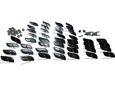 1969-72 Chevy Truck Upper Side Molding Clip Set Fleet Side Short Bed