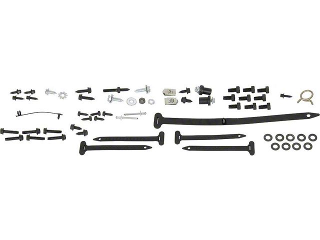 A/C Bolt & Hardware Kit, Firewall Forward,Complete,1969