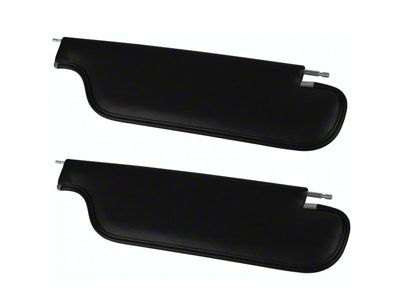 69 Coupe Sunvisors, Pair, Black