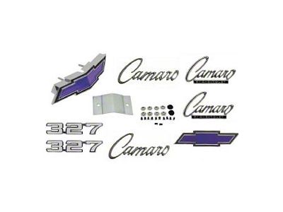 1969 Camaro Emblem Kit For Cars With Standard Trim Non-Rally Sport & 327ci