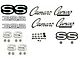 Emblem Kit,For Super SportSS ,Non-RS , With 396ci,1969