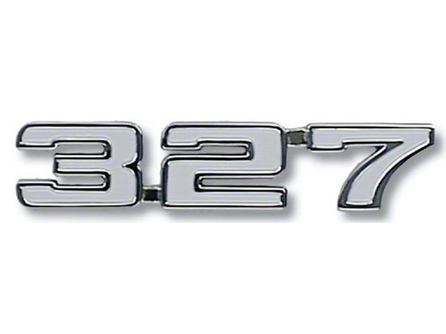 1969 Camaro Fender Emblem, 327