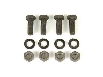 Front Bumper Inner Extension Bracket Mounting Bolt Set,1969