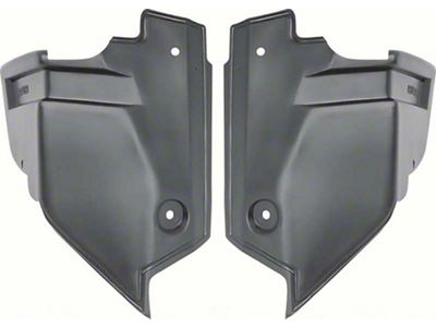 1969 Camaro Headlight Door Actuator Shields, Rally Sport RS