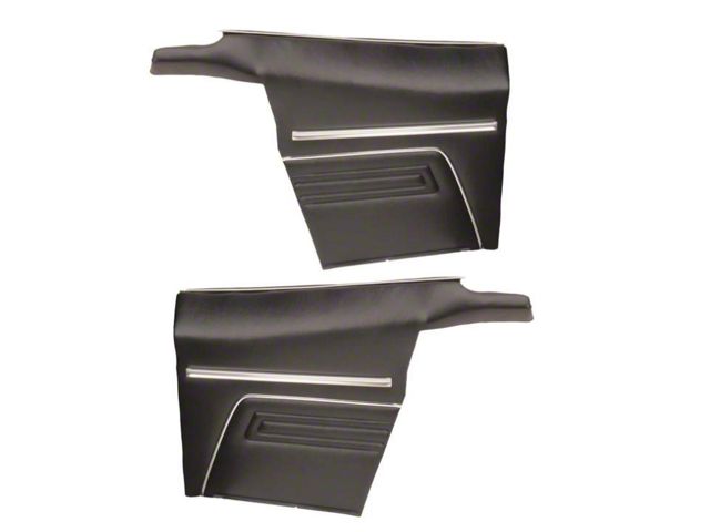 1969 Camaro , Rear Coupe Side Panels, For Standard Interior, Assembled