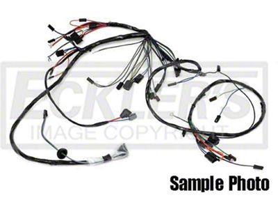 1969 Chevy Nova Front Light Harness, V8, With Warning Lights
