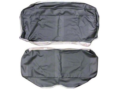 Legendary Auto Interiors Standard Rear Bench Seat Cover, Black, Show Quality (1969 Nova)