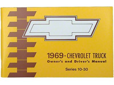 1969 Chevy Truck Owners Manual